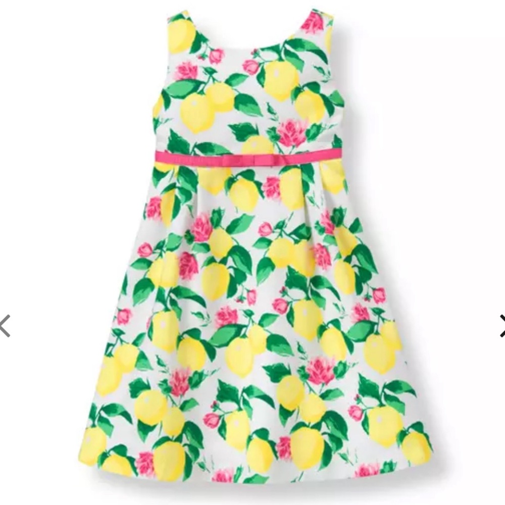 Lemon Pique Dress